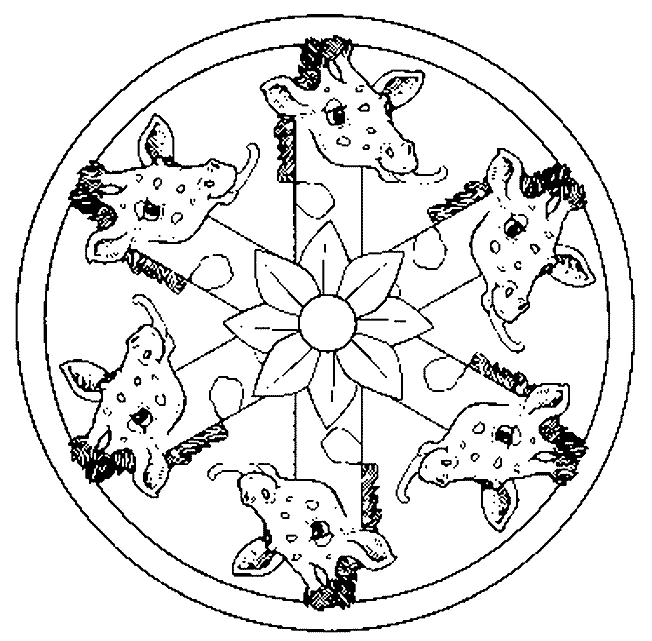 Mandalas Animaux 157